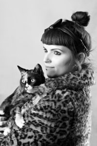 Rebecca and 16year old cat Daisy A week with Joe Laws Photography